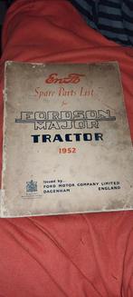 Fordson major onderdelenboek oldtimer traktor trekker, Ophalen of Verzenden, Gebruikt