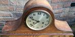 Antieke schoorsteenklok - Eikenhout, Ophalen of Verzenden