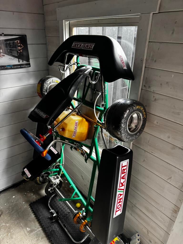 Tony Kart gereviseerd zonder motor, Sport en Fitness, Karting, Ophalen, Zo goed als nieuw, Kart