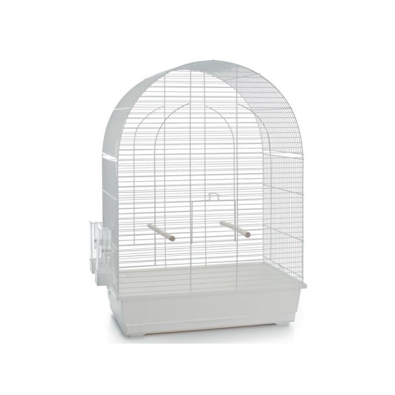 Vogelkooi Big Lucie wit 54 x 34 x 75cm - Parkietenkooi, Ophalen, Nieuw, Vogelkooi, Metaal