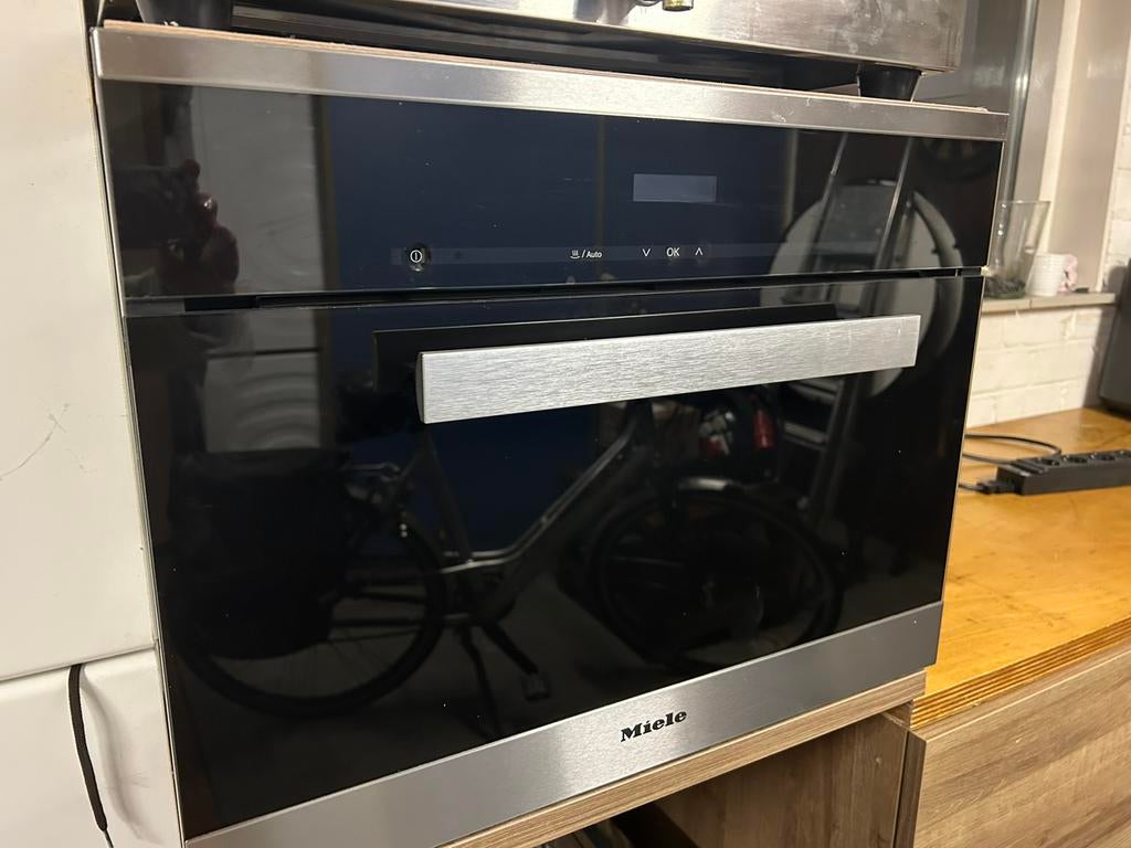 Inbouw Miele stoomoven, Witgoed en Apparatuur, Ovens, Ophalen, Zo goed als nieuw, 45 tot 60 cm