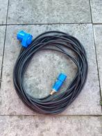 Caravan/Boot Stroomkabel 15m met Contrastekker en Extra Stop, Ophalen of Verzenden, Gebruikt