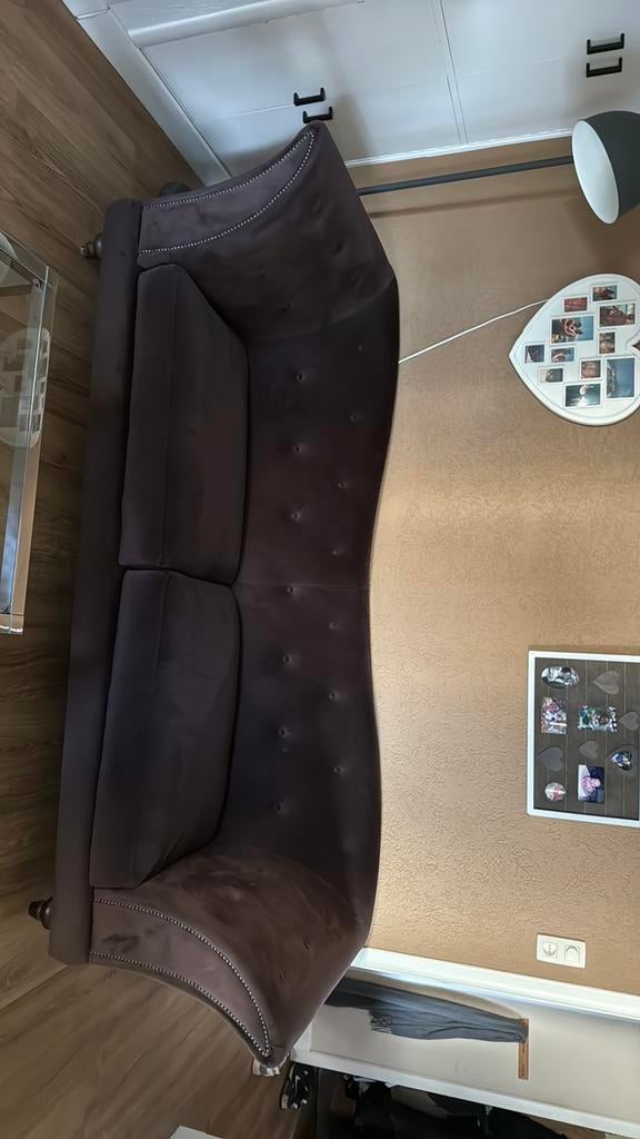 Gratis mooie degelijke bank, Huis en Inrichting, Banken | Sofa's en Chaises Longues, Ophalen, Gebruikt, 150 cm of meer