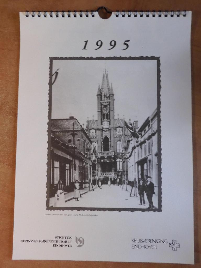 maandkalender 1995 oud Eindhoven, Kruisvereniging Eindhoven, Ophalen of Verzenden, 20e eeuw of later, Gelezen