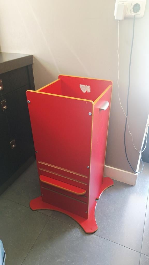 Rode leertoren / keukenhulp voor kinderen, Ophalen, Jongen of Meisje