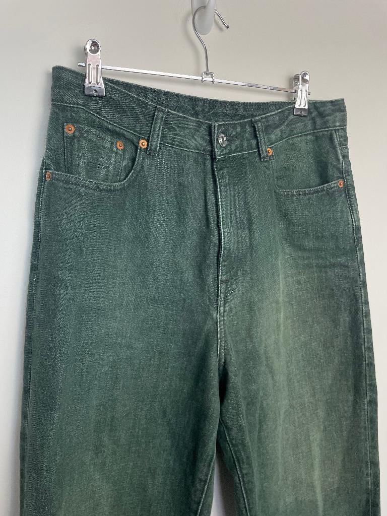 Bellerose Poker jeans maat 27 groen wide leg high waist, 1213 Chaussée de Waterloo, 1180 Ukkel, Shop@bellerose.nl, Ophalen of Verzenden