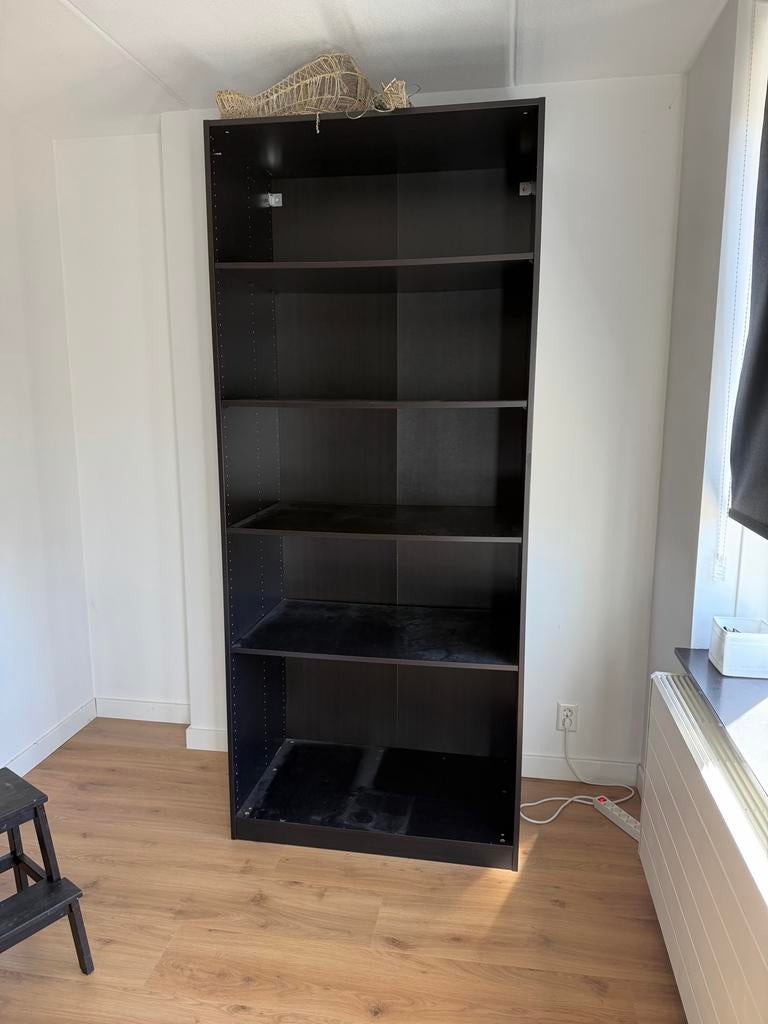 IKEA Pax kledingkast Donkerbruin/Zwart, Ophalen, Met plank(en), Gebruikt, 100 tot 150 cm