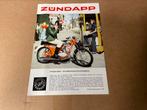 Zundapp folder., Fietsen en Brommers, Verzenden, Nieuw