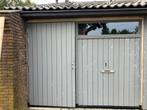 Garagedeur/schuurdeur met kozijn, Ophalen, Gebruikt, Deurkozijn, 150 tot 225 cm