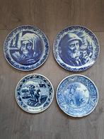 4 stuks Delfstblauwe wandborden, Ophalen