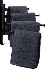 Handdoekhouder 5- armig 5 laags - Nieuw, Huis en Inrichting, ., Zwart, Handdoek, Nieuw