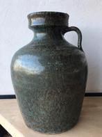 mooi vintage groen kruik 33cm Rodolfo geglazuurd terracotta, Gebruikt, Aardewerk of Porselein, Ophalen of Verzenden, Minder dan 50 cm