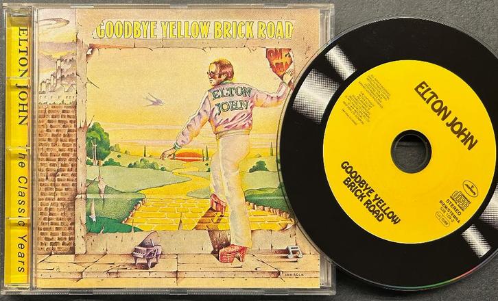 ELTON JOHN - Goodbye yellow brick road ( CD ) ), Cd's en Dvd's, Cd's | Rock, Zo goed als nieuw, Singer-songwriter, Ophalen of Verzenden