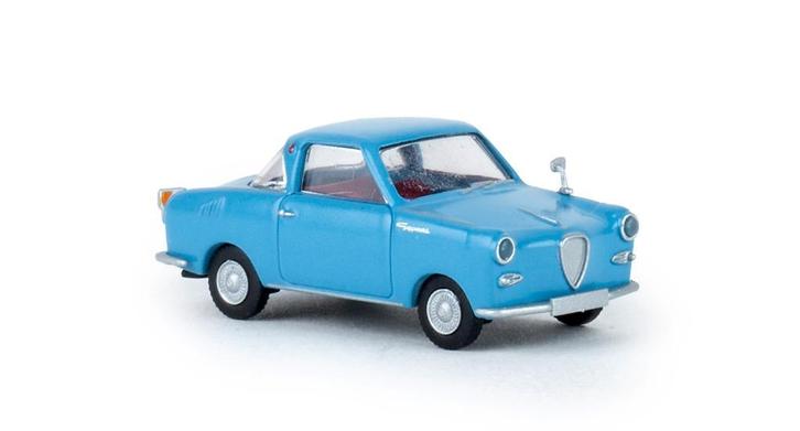 Brekina 27856 Goggomobil Coupé pastel blauw, Hobby en Vrije tijd, Modelauto's | 1:87, Nieuw, Auto, Brekina, Ophalen of Verzenden