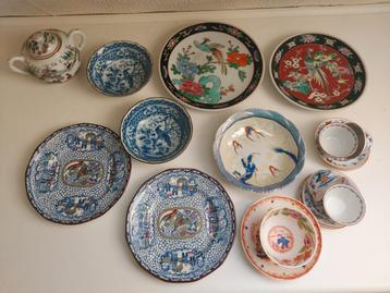 Partijtje chinees, japans etc vintage porselein  beschikbaar voor biedingen