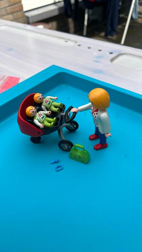 Playmobil 5573 moeder met tweeling, Kinderen en Baby's, Speelgoed | Playmobil, Zo goed als nieuw, Ophalen