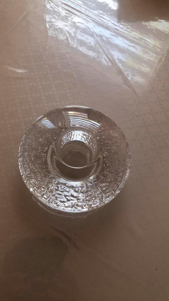 Orrefors Kristallen Theelicht, Antiek en Kunst, Antiek | Glas en Kristal, Ophalen of Verzenden
