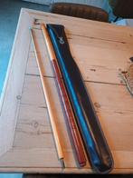 Gebruikte biljart keu met hoes, Ophalen of Verzenden, Gebruikt, Keu of Ballen