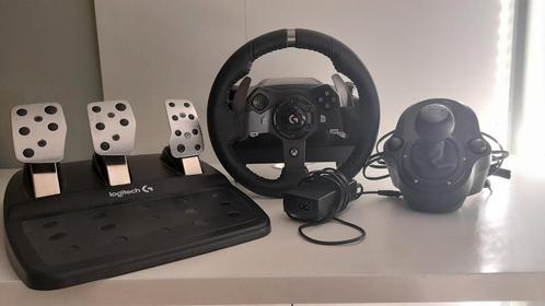Logitech g920 + schakelpook, Spelcomputers en Games, Spelcomputers | Xbox | Accessoires, Zo goed als nieuw, Xbox One, Xbox Series X