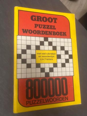 Groot Puzzelwoordenboek - 800.000 Puzzelwoorden beschikbaar voor biedingen