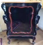 Zeldzaam horrix mahonie hout zwart gepolitoerd kastje, Ophalen