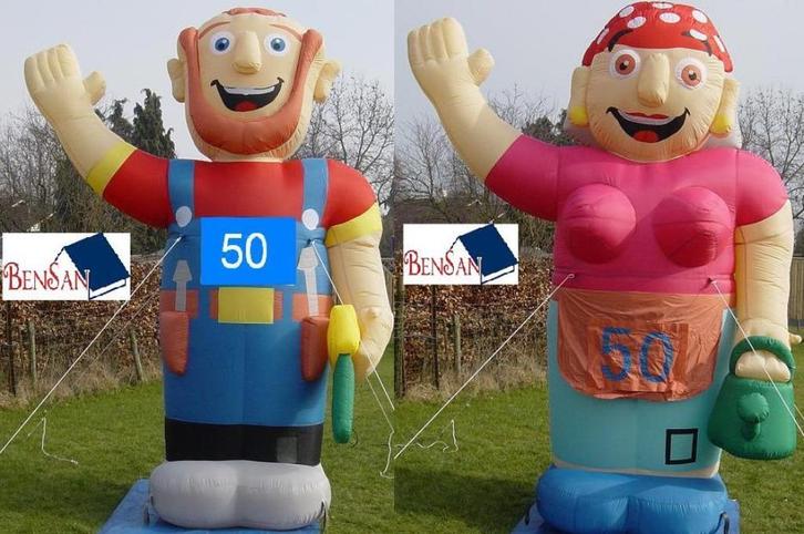 Sarah en of abraham klusser tweeling pop bensan enter, Hobby en Vrije tijd, Feestartikelen | Verhuur, Zo goed als nieuw, Abraham of Sarah