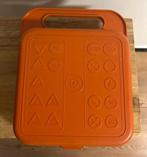 Oranje Tupperware Broodtrommel Verkeersborden, Huis en Inrichting, Ophalen of Verzenden, Gebruikt