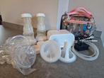 Horigen dubbele borst kolf + accessoires, Kinderen en Baby's, Ophalen of Verzenden, Gebruikt, Borstkolf