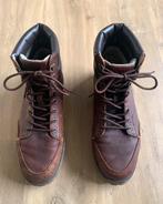 HUB stoere donkerbruine hoge heren veterschoen boots maat 43, Bruin, Boots, Ophalen of Verzenden, Zo goed als nieuw
