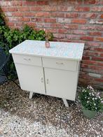 Vintage kastje commode met bloemenprint, Ophalen