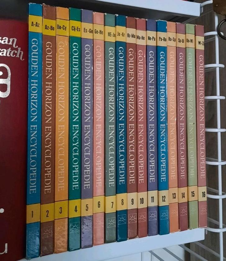 Gouden horizon encyclopedieën reeks uit de jaren '70, Boeken, Encyclopedieën, Ophalen of Verzenden