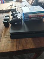 Playstation 4 met oplaadstation en spellen, Spelcomputers en Games, Spelcomputers | Sony PlayStation 4, Ophalen, Zo goed als nieuw