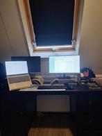 HEMNES bureau zwart en bruin, Huis en Inrichting, Ophalen, Gebruikt, Bureau
