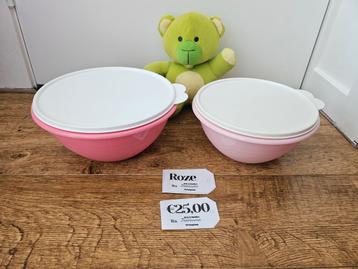 Tupperware nieuwe mengkommen set Roze €25,00 beschikbaar voor biedingen