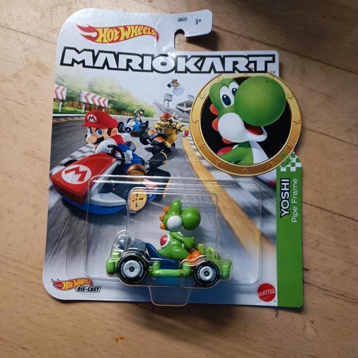 hot wheels mario kart yoshi pipe frame, Hobby en Vrije tijd, Modelauto's | Overige schalen, Nieuw, Auto, Ophalen of Verzenden