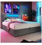 Nieuw in doos! Tweepersoonsbed 140x200 met opbergruimte, Huis en Inrichting, 200 cm, Nieuw, Tweepersoons, 140 cm