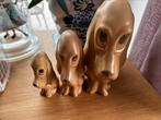 3 honden beeldjes england SylvaC Sad Sam, Ophalen of Verzenden, Gebruikt, Dier