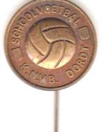 School voetbal Dordt / KNVB vintage speld, Verzamelen, Verzenden, Zo goed als nieuw, Sport