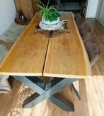 Eetkamertafel, Huis en Inrichting, Tafels | Eettafels, Ophalen, Gebruikt, 50 tot 100 cm, Vijf personen of meer