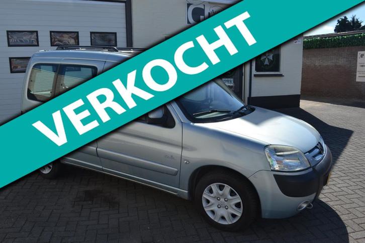 Peugeot Partner MPV 1.6-16V Zenith 4 5drs met Panorama Daken, Auto's, Peugeot, Bedrijf, Partner, ABS, Airbags, Airconditioning