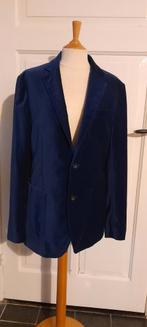 BRITISH INDIGO, Colbert,  donkerblauw, fluweel, 48 , ZGAN, Zo goed als nieuw, Maat 48/50 (M), Blauw, British indigo