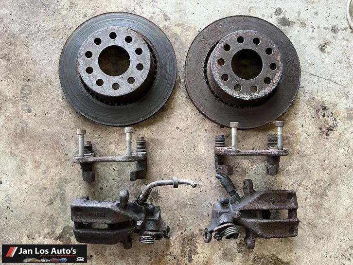Audi V8 typ 44 c3 Remschijf Set  achter geventileerd quattro, Auto-onderdelen, Remmen en Aandrijving, Audi, Gebruikt, Herkomst onderdeel bekend