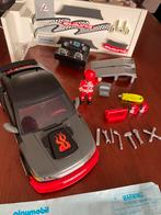 Playmobil raceauto met werkplaats, Ophalen of Verzenden, Zo goed als nieuw