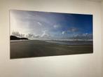Zee strand landschap foto op doek, Ophalen