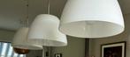 3x IKEA Morgon Hanglamp Melkglas, Huis en Inrichting, Lampen | Hanglampen, Ophalen, Gebruikt, Glas, Minder dan 50 cm