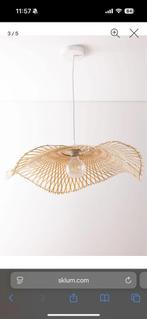 Nieuwe Sklum Pamell Bamboe Hanglamp, Huis en Inrichting, Lampen | Hanglampen, Ophalen, Nieuw, Hout, Minder dan 50 cm