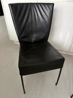 Spica eetkamerstoel zwart, Huis en Inrichting, Stoelen, Ophalen, Gebruikt, Zwart, Leer