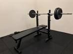 Tectake halterbank / bankdruk bankje, Sport en Fitness, Fitnessmaterialen, Ophalen, Zo goed als nieuw, Borst, Fitnessbank
