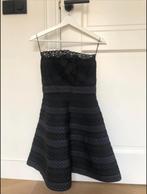 Maje Strapless Zwarte jurk, Zwart, Ophalen of Verzenden, Zo goed als nieuw, Maat 36 (S)