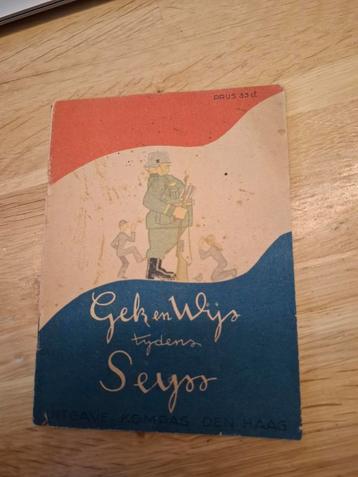 Gek en Wijs tijdens Seyss - WWII Spotprenten beschikbaar voor biedingen